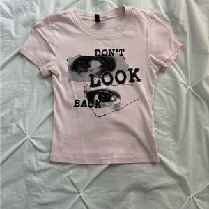 Pink Graphic y2k Short Sleeve Tee
